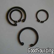 S-471/472 65Mn Rings for Shafts and Bores, Black and Zinc Finishes