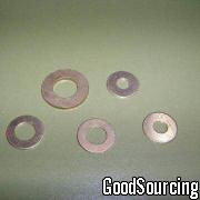 BS-F Brass Flat Washers in M2 to M36 Sizes