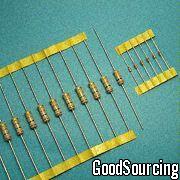 CR-1 CR12, CR16, CR25S, CR25, CR50S, CR50, CR100, CR200 Series Carbon-Film Resistors