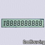 Calculator Display Low Voltage 7-Segment or Custom-Made TN/HTN LCD Panel