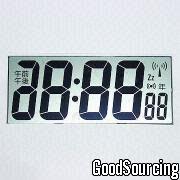 Clock Display Standard or Custom-Made TN/HTN LCD Panel