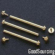 Brass T-Bars, Gilt-Plated Assorted Two-Type T Bars Made of Brass, Gilt-Plated in Various Platings