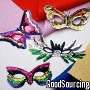 MS-020 Sequin Masks for Party Use, Various Designs Available