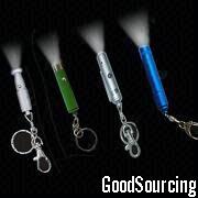 CL-003/006/008/004 Assorted LED Torch Keychain Lights with Long Use Time in Many Colors