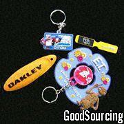 1095 Popular Keychains, Bottle Openers Made of PVC in Many Designs