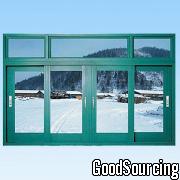 2000 Wind-Resistant, Vibration Absorbing Push-Pull Floor Window Frame (2000 Model)