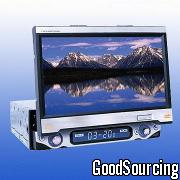 DVD-7003 WR-DVD 7003 7-Inch Motorized In-Dash Monitor with Built-in AM/FM/TV Receiver and AMP