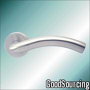 H03B01 Spring Loaded Stainless Steel Door Handle in Satin Finish