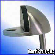 DS-05 Shielded Oval Door Stop Made of Satin or Polished Stainless Steel