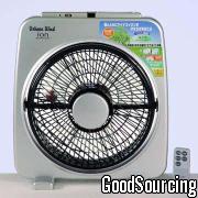 HS-102IR 10-Inch Box Fan with Timer and Ion Producing Function