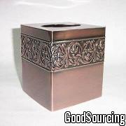 BA-07850 E3 Electroplated Cube Tissue Holder Available in Various Designs