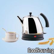 SK12J0100 360-degree Stainless Steel Electric Cordless Kettle with Water Level Indication