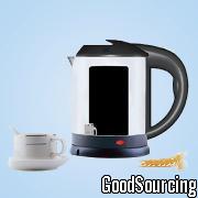 SK15C0100 1.5L Stainless Steel Electric Kettle with 3-level Safety Protection