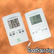 IT-201/IT-202 Indoor/Outdoor Thermometers with Sensor or Clock, Different Models Available