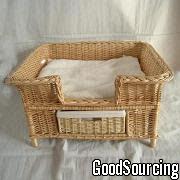 CS050202 Pet's Willow Basket with Cushion