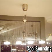 MD60905/4 Durable Ceiling Pendant Lamp Made of Copper and Glass