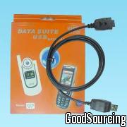 KQ-U-D500 1.2m-length Mobile Phone-PC Data Cable for Samsung D500