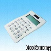 AC-201A 8-Digit LCD Display Pocket Calculator with Soft Rubber Key Top