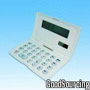 AC-203A Folding and Portable Calculator for Travel, in 130mm (L) x 110mm (W) x 15mm (H) Dimension