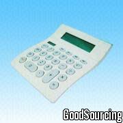 AC-204A 8-Digit Large LCD Display Semi Desktop Calculator with Soft Rubber Keys