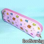 95113A Zipper PVC Pencil Case in Ocean Printing, Three Assorted Colors Available