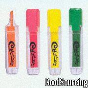 111D-4 Highlighters with Special Stronger Fiber Tips and High Quality Ink