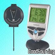 NE-510 Indoor and Outdoor Temperature Weather Station with Alarm Clock