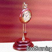 MS8003 Elegant Wooden Desk Clock with Pendulum