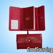 SEI-WB20041222 Imitation Crocodile-skin Wallet with Agenda Book