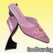 FC-C01 Stylish Shoes with Sparking Mesh Upper and PVC Sole, Size 36 - 41