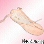 BS01 Ballet Slippers with Canvas Upper and Suede Sole