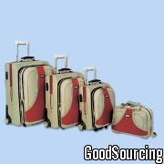 EVA2230-T/EVA2230-H Two-tone Polyester EVA Luggage with Skate Wheels