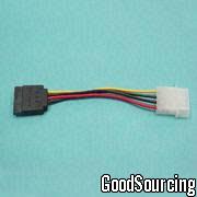 SS0403-0012 180-Degree SATA Data Power Cable Assembly