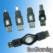 USB FAMILY USB Extension with Universal USB Adapters for Camcorder, Digital Camera, Hard Disc, Scanner, and PDA