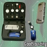 LAPTOP TOOL BOX A2070 First-rank Laptop Tool Kit with 4-port USB 1.1 Hub and 3D Mini Optical Mouse