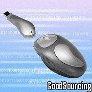 KM-1000 Computer Wireless Mouse with 800dpi High Resolution and 27.045MHz Carrier Frequency