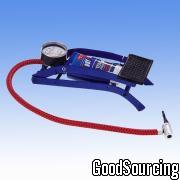 801A-2 CE-Approved Metal Foot Pump with Air Pressure Gauge