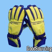 1853 Men's Ski Gloves with Embroidered FILA Brand Logo