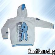 Y-10-new 100% Cotton Hooded Jersey with Front Printing