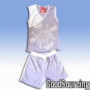 4302 Girls' Knit Sports Suit Available in 20 Different Styles