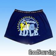 BXS-00002 Men's Boxer Shorts with Printing and Jacquard Elastic Band