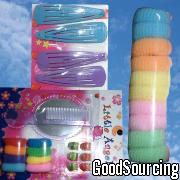 XHTS-0002 Colorful Hair Accessories/Hair Snap Clip Set