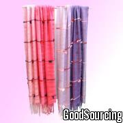 YLSC002-1 100% Acrylic Scarf with 15cm Fringe