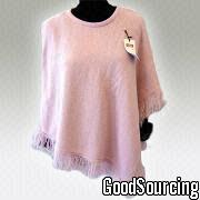 04-3 100% Acrylic Cape in Pink