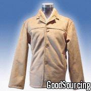 ITALY Men's Overcoat Made of Suede Bonded with Sherpa