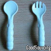 219-029 Children's PP Fork and Spoon in Length of 11.50cm