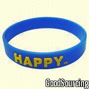 DPSB011 Silicone Rubber Bracelet with Vivid Logo Available