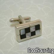 AS02-C Cufflink with Mother of Pearl Surface