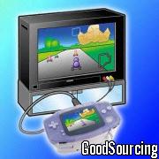 GBA-TV Converter Electronic Handheld Game Accessory, Converts GBA Screen to TV or TFT Monitor