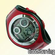 solar watch 88 Ladies' Solar Power Sports Watch with Large 4-Side Solar Panel